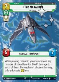 The Marauder - A New Home (Hyperspace Foil) #635