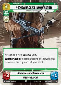 Chewbacca's Bowcaster - Handcrafted Tradition (Hyperspace Foil) #637