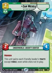 Zam Wesell - Not What She Seems (Hyperspace Foil) #644