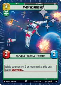 V-19 Skirmisher (Hyperspace Foil) #647