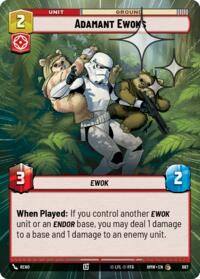 Adamant Ewoks (Hyperspace Foil) #687