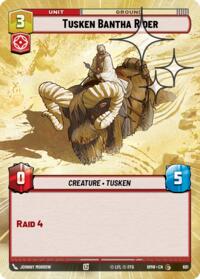 Tusken Bantha Rider (Hyperspace Foil) #691