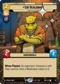 Cid Scaleback - Can't Be Trusted (Hyperspace Foil) #707