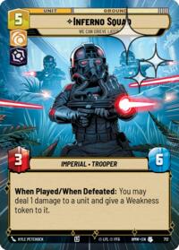 Inferno Squad - We Can Grieve Later (Hyperspace Foil) #712