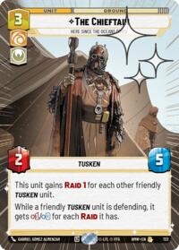 The Chieftain - Here Since the Oceans Dried (Hyperspace Foil) #722