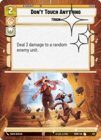 Don't Touch Anything (Hyperspace Foil) #727
