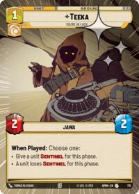 Teeka - You're in Luck (Hyperspace Foil) #731
