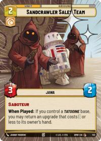 Sandcrawler Sales Team (Hyperspace Foil) #732