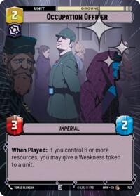 Occupation Officer (Hyperspace Foil) #752