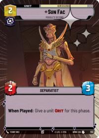Sun Fac - Poggle's Second (Hyperspace Foil) #753