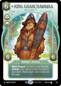 King Grakchawwaa - King of Kashyyyk (Prestige) #813