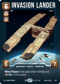 Invasion Lander (Prestige) #827