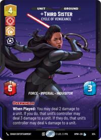 Third Sister - Cycle of Vengeance (Prestige) #834