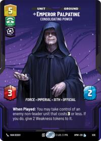 Emperor Palpatine - Consolidating Power (Prestige) #836