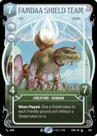 Fambaa Shield Team (Prestige Foil) #856
