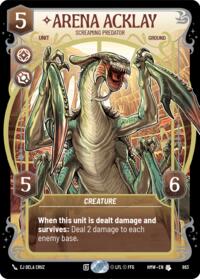 Arena Acklay - Screaming Predator (Prestige Foil) #863