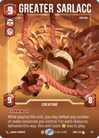 Greater Sarlacc (Prestige Foil) #871