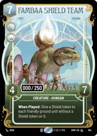 Fambaa Shield Team (Serialized) #904