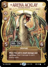 Arena Acklay - Screaming Predator (Serialized) #911