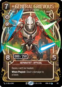 General Grievous - Scourge of Dathomir (Serialized) #912