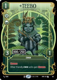 Teebo - Striped Hunter (Serialized) #913