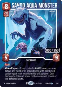 Sando Aqua Monster (Serialized) #922