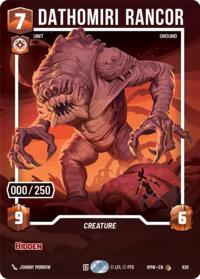 Dathomiri Rancor (Serialized) #926