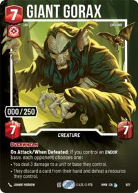 Giant Gorax (Serialized) #927