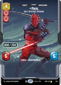 Maul - Only Revenge Remains (Serialized) #938