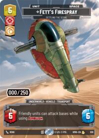 Fett's Firespray - Settling the Score (Serialized) #939