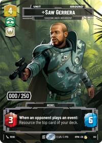 Saw Gerrera - Shadowlands Insurgent (Serialized) #941