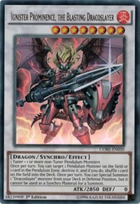 Ignister Prominence, the Blasting Dracoslayer #CORE-EN050