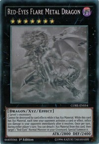 Red-Eyes Flare Metal Dragon (Ghost Rare) #CORE-EN054
