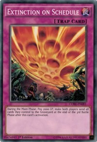 Extinction on Schedule #CORE-EN081