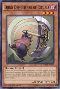 Djinn Demolisher of Rituals #MP15-EN090