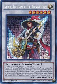 Virgil, Rock Star of the Burning Abyss #MP15-EN187