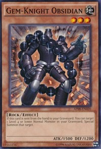 Gem-Knight Obsidian #AP08-EN020