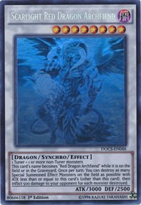 Scarlight Red Dragon Archfiend (Ghost Rare) #DOCS-EN046