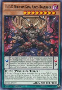 D/D/D Oblivion King Abyss Ragnarok #DOCS-EN099