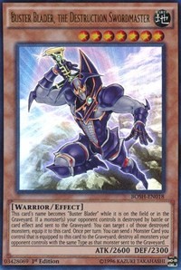 Buster Blader, the Destruction Swordmaster #BOSH-EN018