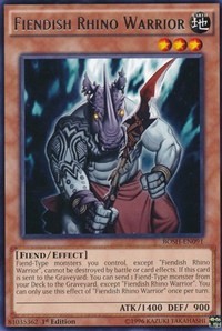 Fiendish Rhino Warrior #BOSH-EN091