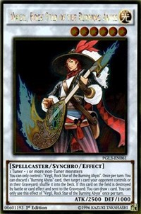 Virgil, Rock Star of the Burning Abyss #PGL3-EN061
