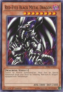 Red-Eyes Black Metal Dragon #MIL1-EN035