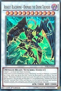 Assault Blackwing - Onimaru the Divine Thunder #TDIL-EN049