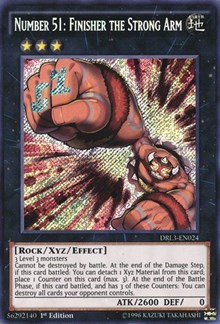 Number 51: Finisher the Strong Arm #DRL3-EN024
