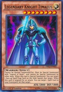 Legendary Knight Timaeus #DRL3-EN041