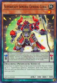 Superheavy Samurai General Coral #MP16-EN182
