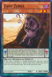 Zany Zebra #MP16-EN209