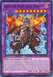 Archfiend Black Skull Dragon #LDK2-ENJ42