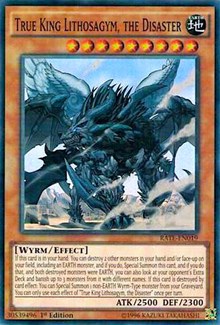 True King Lithosagym, the Disaster #RATE-EN019